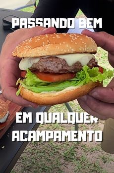 Passando bem no acampamento