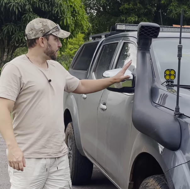 Carro com snorkel